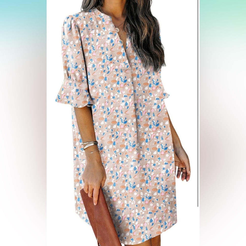 Colorful Patterned Dress